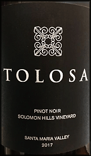 Tolosa 2017 Solomon Hills Pinot Noir