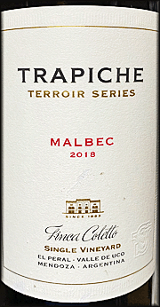 Trapiche 2018 Terroir Series Finca Coletto Malbec