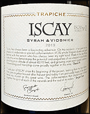 Trapiche 2019 Iscay Syrah