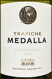 Trapiche 2021 Medalla Chardonnay