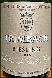 Trimbach 2016 Selection de Vielles Vignes Riesling
