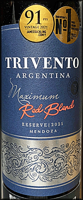 Trivento 2021 Maximum Red Blend