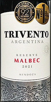 Trivento 2021 Reserve Malbec