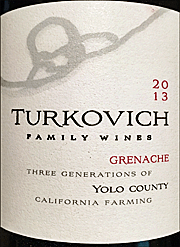Turkovich 2013 Grenache