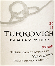 Turkovich 2014 Syrah