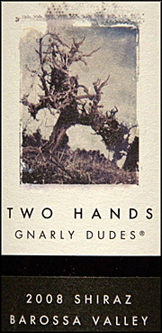 Two Hands 2008 Gnarly Dudes Shiraz