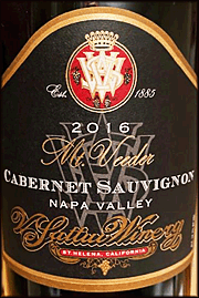 V Sattui 2016 Mt. Veeder Cabernet Sauvignon