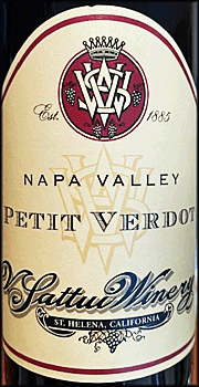 V Sattui 2016 Petit Verdot 