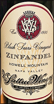 V Sattui 2018 Black Sears Zinfandel