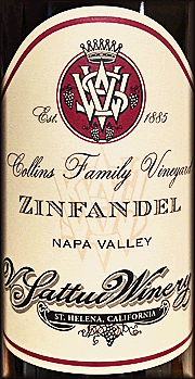 V Sattui 2018 Collins Family Zinfandel