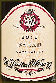 V Sattui 2018 Syrah