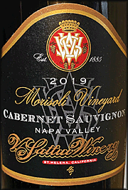 V Sattui 2019 Morisoli Vineyard Cabernet Sauvignon