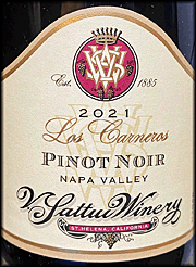 V. Sattui 2021 Los Carneros Pinot Noir