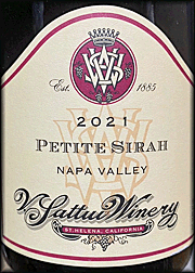 V Sattui 2021 Petite Sirah