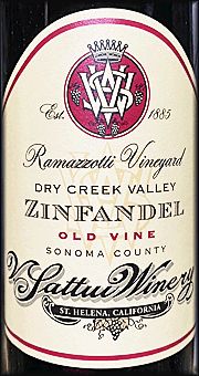 V. Sattui 2021 Ramazzotti Zinfandel