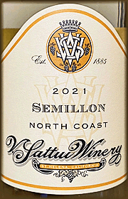 V Sattui 2021 Semillon