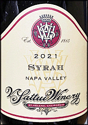 V Sattui 2021 Syrah