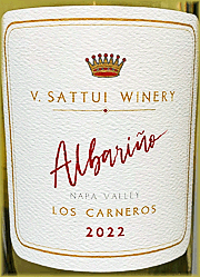 V Sattui 2022 Albarino