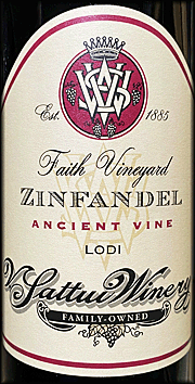 V. Sattui 2023 Faith Vineyard Zinfandel