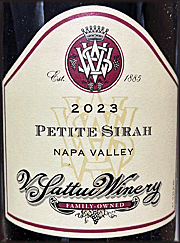V. Sattui 2023 Petite Sirah