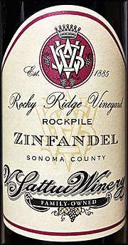 V. Sattui 2023 Rocky Ridge Vineyard Zinfandel