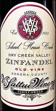 V. Sattui 2023 School House Creek Zinfandel