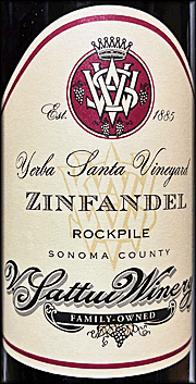 V. Sattui 2023 Yerba Santa Zinfandel