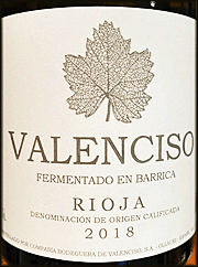 Valenciso 2018 Blanco