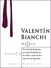 Valentin Bianchi 2010 Malbec