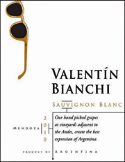 Valentin Bianchi 2010 Sauvignon Blanc