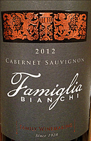 Famiglia Bianchi 2012 Cabernet Sauvignon