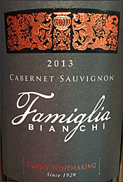 Famiglia Bianchi 2013 Cabernet Sauvignon