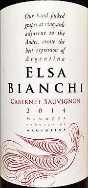Elsa Bianchi 2014 Cabernet Sauvignon