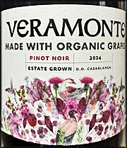 Veramonte 2024 Organic Grapes Pinot Noir