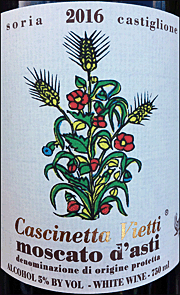 Vietti 2016 Cascinetta Vietti Moscato d'Asti