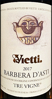 Vietti 2017 Tre Vigne Barbera d'Asti