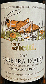 Vietti 2017 Vigna Scarrone Barbera d'Alba