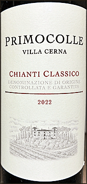 Villa Cerna 2022 Primocolle Chianti Classico
