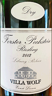 Villa Wolf 2012 Forster Pechstein Library Release Riesling