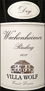 Villa Wolf 2012 Wachenheimer Riesling