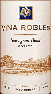 Vina Robles 2016 Estate Sauvignon Blanc