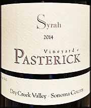 Pasterick 2014 Syrah