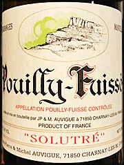 Vins Auvigue 2015 Pouilly-Fuisse Solutre