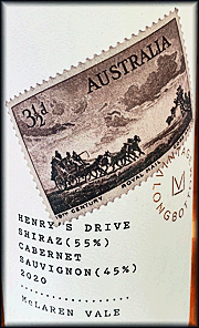 Vintage Longbottom 2020 Henry's Drive Shiraz/Cabernet Sauvignon