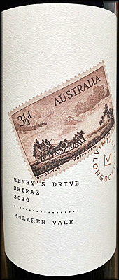 Vintage Longbottom 2020 Henry's Drive Shiraz