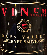 Vinum 2015 Napa Valley Cabernet Sauvignon