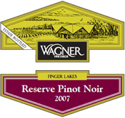 Wagner 2007 Reserve Pinot Noir
