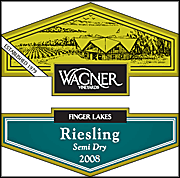 Wagner 2008 Semi Dry Riesling