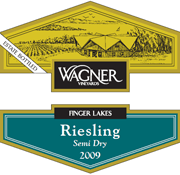 Wagner 2009 Semi Dry Riesling