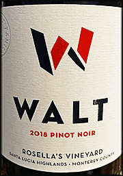 Walt 2018 Rosella's Pinot Noir